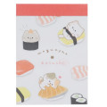 Japan Mogunyan Mini Notepad - Cat Sushi - 1