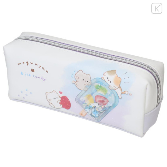 Japan Mogunyan Pen Pouch Pencil Case - Cat Fruits Popsicle - 1