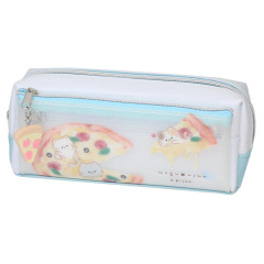 Japan Mogunyan Pen Pouch Pencil Case - Cat Pizza