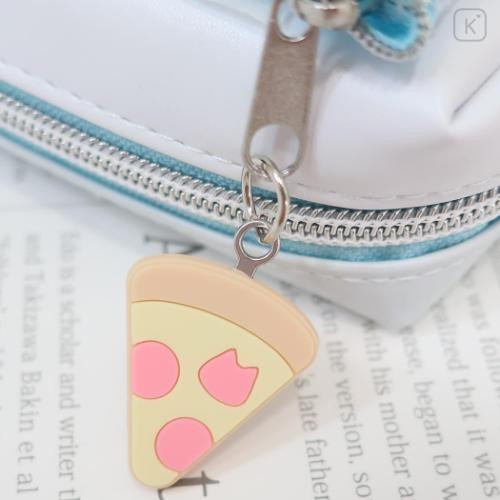 Japan Mogunyan Pen Pouch Pencil Case - Cat Pizza - 5