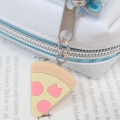Japan Mogunyan Pen Pouch Pencil Case - Cat Pizza - 5