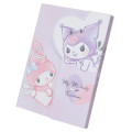 Japan Sanrio A6 Notepad - Kuromi & My Melody : Angel Devil - 1