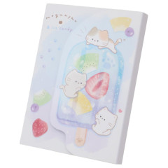 Japan Mogunyan A6 Notepad - Cat Fruits Popsicle