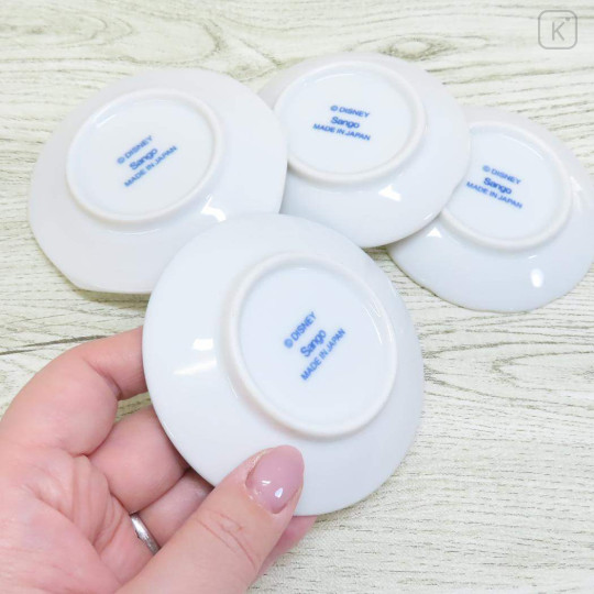 Japan Disney Porcelain Sauce Small Plate - Alice : Japanese Pattern - 3