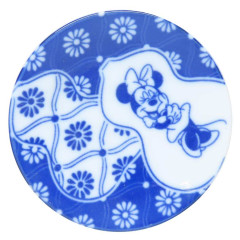 Japan Disney Porcelain Sauce Small Plate - Minnie Mouse : Japanese Pattern