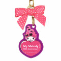 Japan Sanrio Acrylic Strap - My Melody : 50th Anniversary Black Pink Party - 2