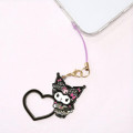 Japan Sanrio Ring Charm - Kuromi : 20th Anniversary Black Pink Party - 4
