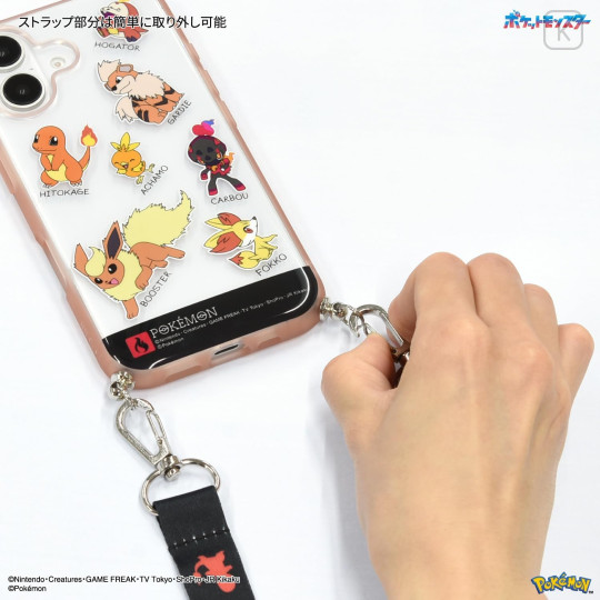 Japan Sanrio IIIIfit Loop iPhone 16 Case - Pocket Monster : Fire Type - 5