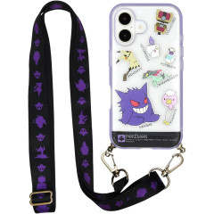 Japan Sanrio IIIIfit Loop iPhone 16 Case - Pocket Monster : Ghost Type