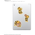 Japan Disney Mobile Sticker Set - Pooh - 3