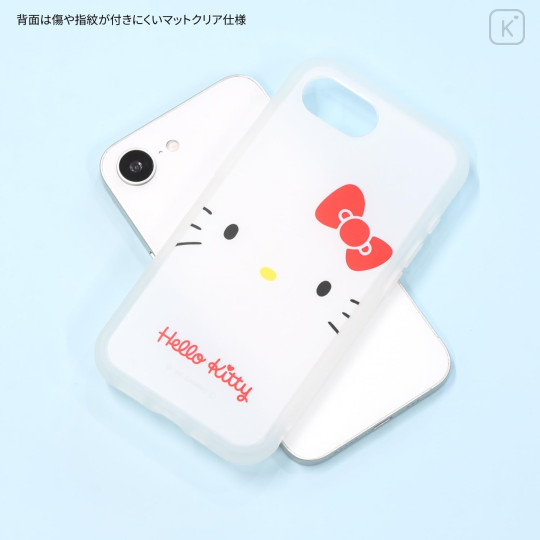 Japan Sanrio IIIIfit Plump Frame iPhone 16e Case - Hello Kitty - 2
