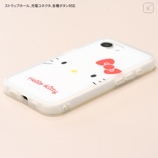 Japan Sanrio IIIIfit Plump Frame iPhone 16e Case - Hello Kitty - 3