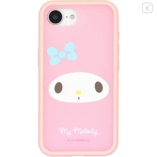 Japan Sanrio IIIIfit Plump Frame iPhone Case - My Melody : iPhone16e - 1