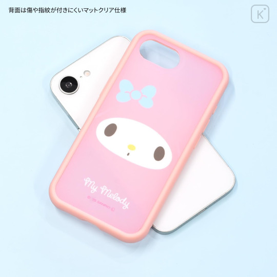 Japan Sanrio IIIIfit Plump Frame iPhone Case - My Melody : iPhone16e - 2
