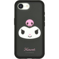 Japan Sanrio IIIIfit Plump Frame iPhone 16e Case - Kuromi - 1