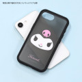 Japan Sanrio IIIIfit Plump Frame iPhone 16e Case - Kuromi - 2