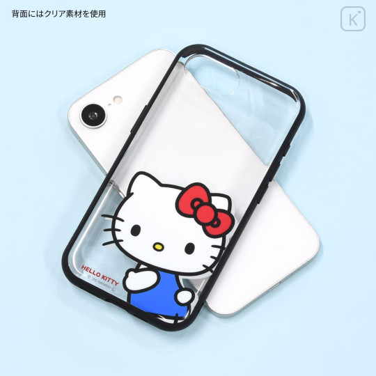 Japan Sanrio IIIIfit Clear iPhone 16e Case - Hello Kitty - 2