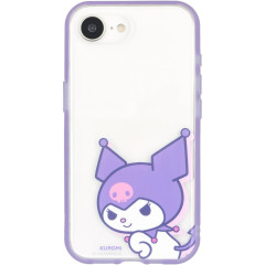 Japan Sanrio IIIIfit Clear iPhone 16e Case - Kuromi