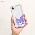 Japan Sanrio IIIIfit Clear iPhone 16e Case - Kuromi - 4