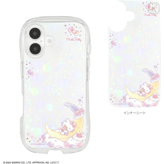 Japan Sanrio Crystal Clear iPhone 16 Case - Hello Kitty - 2