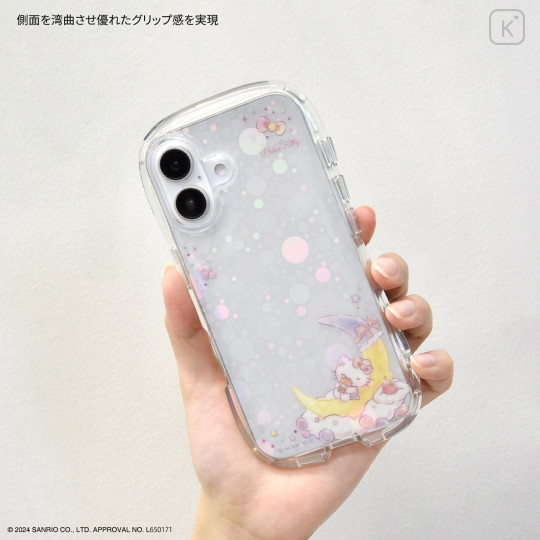 Japan Sanrio Crystal Clear iPhone 16 Case - Hello Kitty - 6