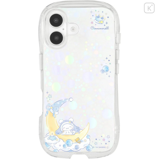 Japan Sanrio Crystal Clear iPhone 16 Case - Cinnamoroll - 1