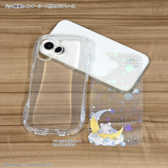 Japan Sanrio Crystal Clear iPhone 16 Case - Cinnamoroll - 3