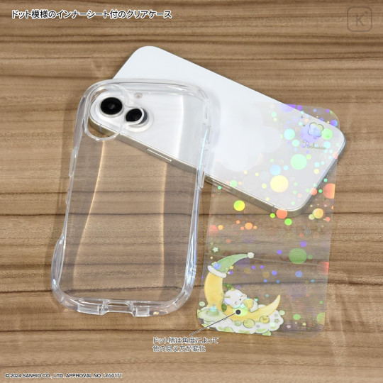 Japan Sanrio Crystal Clear iPhone 16 Case - Pochacco - 3