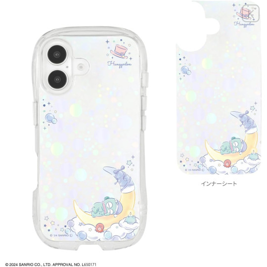 Japan Sanrio Crystal Clear iPhone Case - Hangyodon : iPhone16 - 2