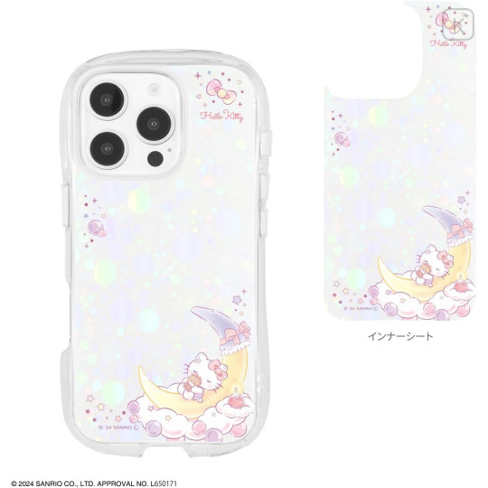 Japan Sanrio Crystal Clear iPhone Case - Hello Kitty : iPhone16 Pro - 2