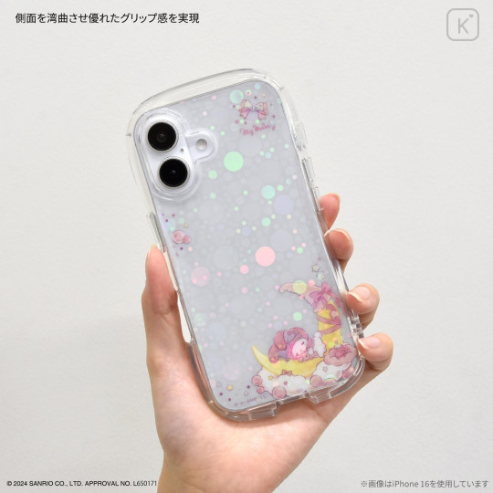Japan Sanrio Crystal Clear iPhone Case - My Melody : iPhone16 Pro - 6