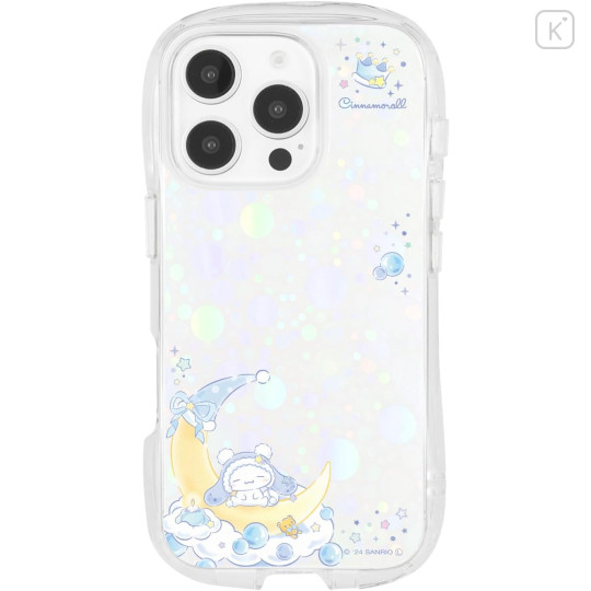 Japan Sanrio Crystal Clear iPhone 16 Pro Case - Cinnamoroll - 1