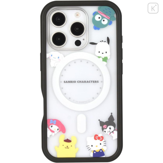 Japan Sanrio Plump Frame iPhone 16 Pro Case with MagSafe - Characters - 1