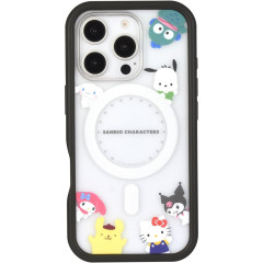 Japan Sanrio Plump Frame iPhone 16 Pro Case with MagSafe - Characters