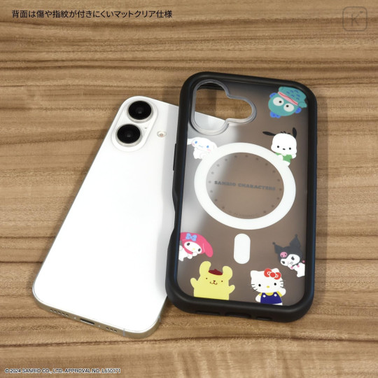 Japan Sanrio Plump Frame iPhone 16 Case (MagSafe) - Characters - 2