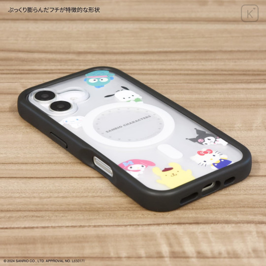 Japan Sanrio Plump Frame iPhone 16 Case (MagSafe) - Characters - 4