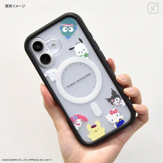 Japan Sanrio Plump Frame iPhone 16 Case with MagSafe - Characters - 6