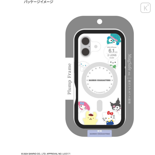 Japan Sanrio Plump Frame iPhone 16 MagSafe Case - 7