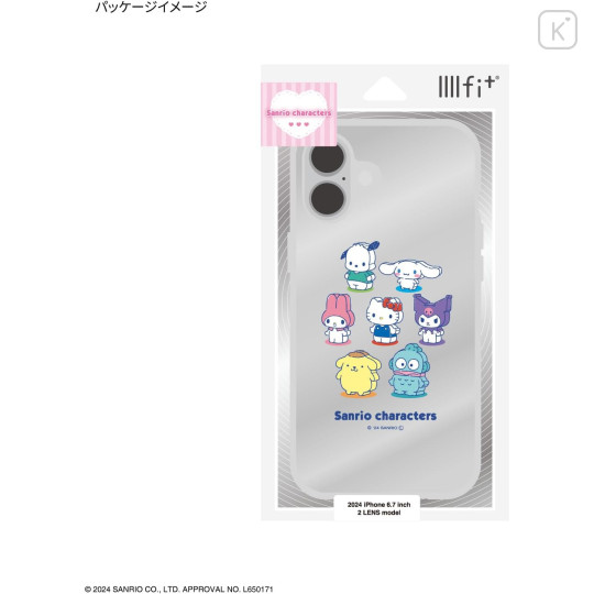 Japan Sanrio IIIIfit Clear iPhone 16 Plus Case - 6