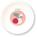 Japan Miffy Curry & Pasta Plate - Miffy : Fruits Cherry Pink - 1
