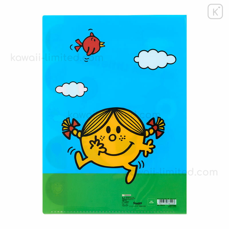 Japan Sanrio 5 Pockets A4 Index Holder - Mr. Men & Little