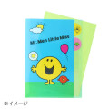 Japan Sanrio 5 Pockets A4 Index Holder - Mr. Men & Little Miss : Blue Sky Sunny Day - 5