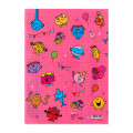 Japan Sanrio 5 Pockets A4 Index Holder - Mr. Men & Little Miss : Party Pink - 2