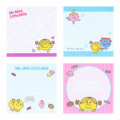 Japan Sanrio Square Memo - Mr. Men & Little Miss : Little Miss Sunshine Purple Cherry - 3