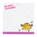 Japan Sanrio Square Memo - Mr. Men & Little Miss : Little Miss Sunshine Purple Cherry - 4