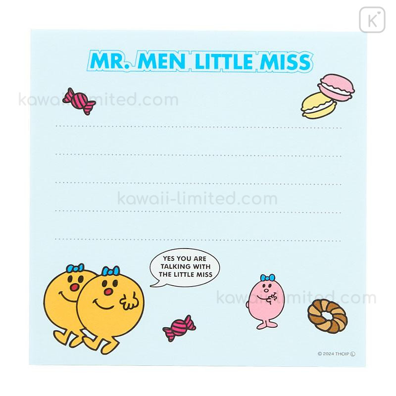 Japan Sanrio Square Memo - Mr. Men & Little Miss : Little