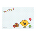 Japan Sanrio Mini Notepad - Mr. Men & Little Miss : Mr. Happy Blue Sky Sunny Day - 5