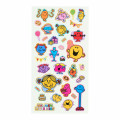 Japan Sanrio Gold Foil Washi Sticker - Mr. Men & Little Miss : Sweet Party Yellow - 2