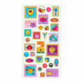 Japan Sanrio Gold Foil Washi Sticker - Mr. Men & Little Miss : Stamp Style - 2