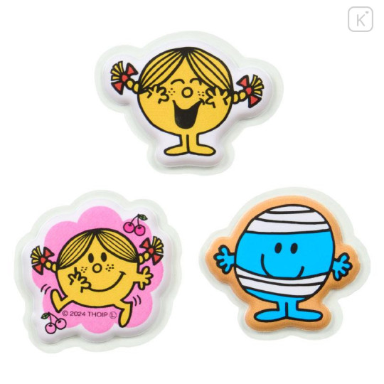 Japan Sanrio Plump Sticker - Mr. Men & Little Miss : Little Miss Sunshine Purple - 4